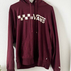 Vans Women's Maroon Hoodie (L)